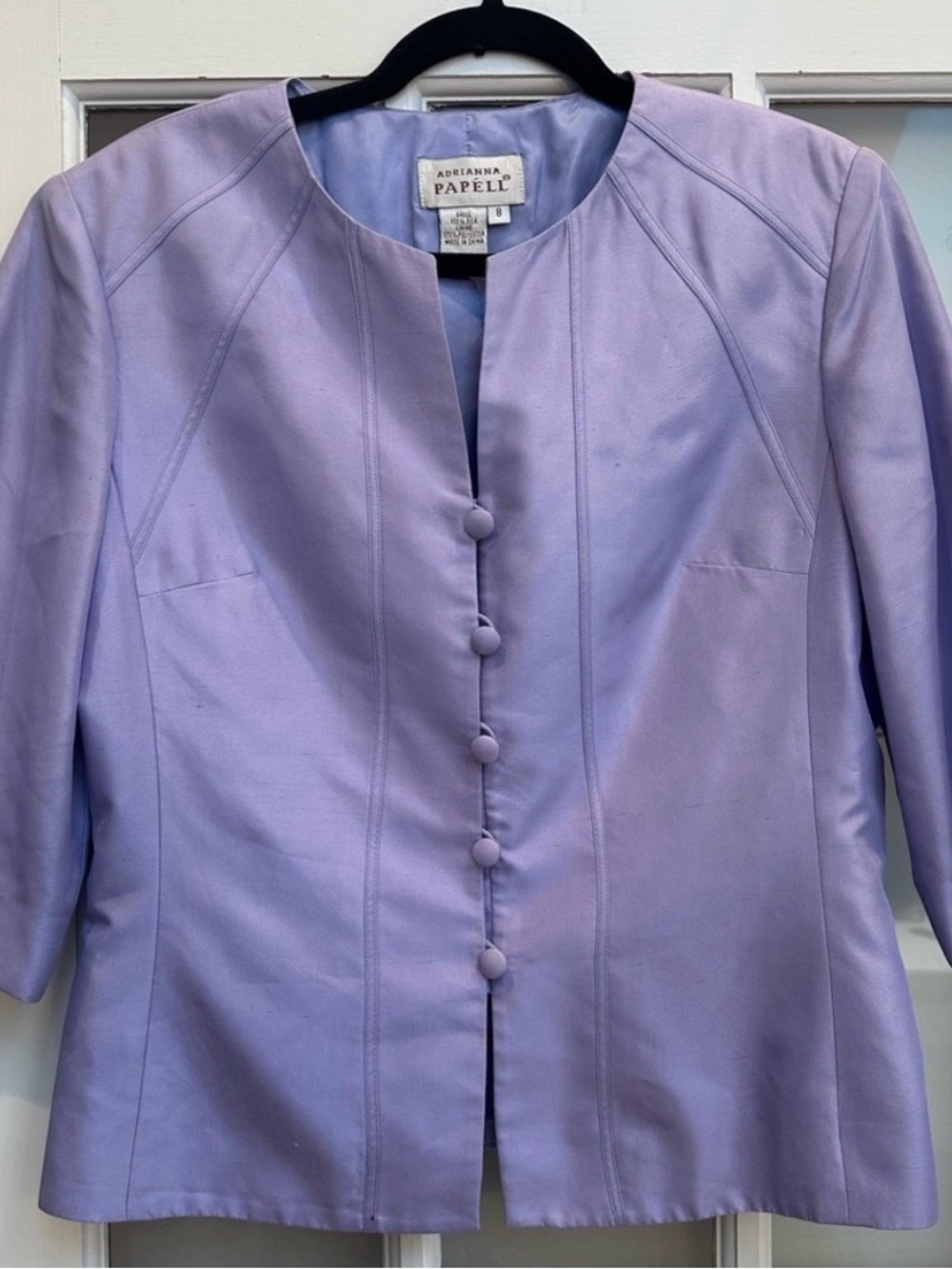 VTG ADRIANNA PAPELL SILK JACKET